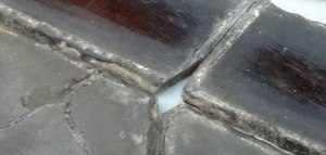 Grozed edges on Boppard glass pieces